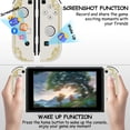 thumbnail image 3 of Controlador inalámbrico Nintendo switch, compatible con doble vibración / control de movimiento / captura de pantalla / despertar (blanco), 3 of 8