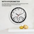 thumbnail image 4 of POPIDOME Silent Wall Clock 10 in Quartz Wall Clock, 4 of 5
