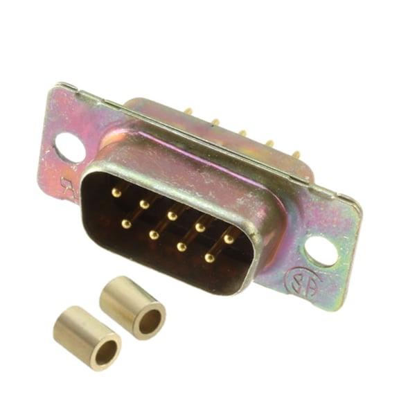 1218124-1 Connector 9 Position D-Sub Plug, Male Pins :RoHS