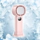 thumbnail image 4 of ¡Gran Oportunidad de Ahorro!, Ventilador de mano recargable, silencioso, de viento fuerte, mini ventilador USB pequeño Akmoler, 4 of 8