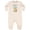 Natural Heather, variant on Daddy's Little Caddy Bear Golf Theme Baby Fleece Romper