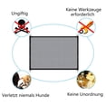 thumbnail image 3 of Protección de seguridad para mascotas con diseño elegante, ventana transparente, puerta de malla plegable portátil para uso en interiores y exteriores, puerta de escalera extensible con mecanismo de, 3 of 5