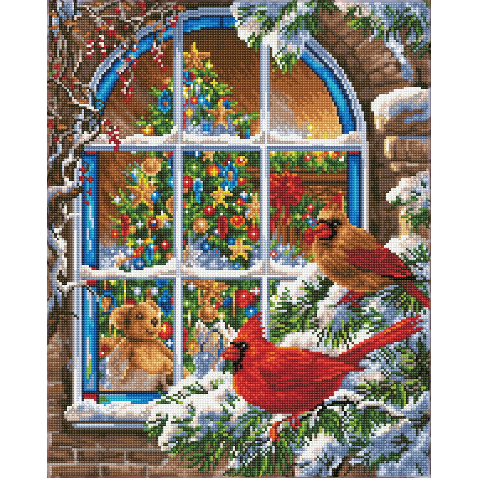 Diamond Dotz Christmas Window Diamond Painting Kits for Adults - Diamond Art Kits a Relaxing Creative Craft Kit with Dotz Gems