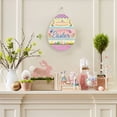 thumbnail image 2 of DefiDgd Happy Easter Wooden Door Hanging Signs,Easter Bunny Decor for Holiday Festival Wall Door Home Decoration(Eggs), 2 of 6