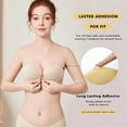 thumbnail image 2 of Honeysea Adhesive Bra Strapless Sticky Invisible Push up Silicone Bra for Backless Dress with Nipple Covers, 2 of 6