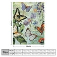 thumbnail image 4 of Chilfamy Butterflies Flowers Annabel Kidston Cozy Blanket Soft Warm Throw Blanket for All Seasons Lightweight Elegant Bed Cover Perfect Gift 40x50in, 4 of 6