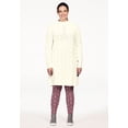 thumbnail image 3 of Jessica London Women's Plus Size Stretch Cotton Keyhole T-Shirt Dress, 3 of 4