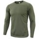 thumbnail image 2 of pstuiky camisas de manga larga para hombre, Camiseta de manga larga con cuello redondo, ligera, transpirable, ajustada, de color liso y secado rápido para hombre camisetas de hombre l, 2 of 3