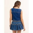 thumbnail image 5 of Jessica Simpson Women's Boxy Vest Top, Sizes XS-XL, 5 of 6