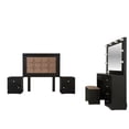 thumbnail image 3 of Recamara Matrimonial Jennifer 5 Piezas Negro - Kessa Muebles, 3 of 30