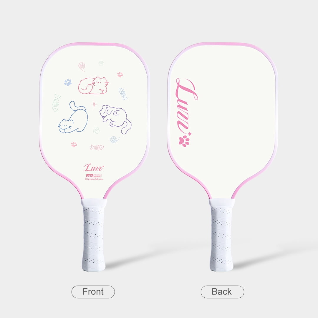 Luzz Carbon Fiber Pickleball Paddles(16mm) Sandblasted Surface USAPA Approved T700 Pickle Ball Rackets for All Skill Level