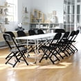 thumbnail image 2 of Kids Black Plastic Folding Chair, 2 of 9
