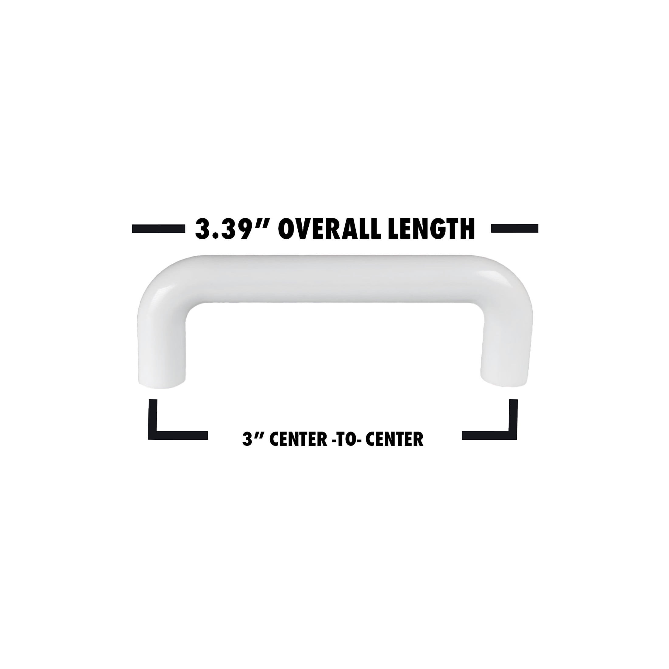 Würth White Plastic Wire Pull 3", 10 pack