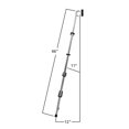 thumbnail image 4 of Quick Products 0149.1478 QP-LA-466S RV Bunk Ladder - Silver - 66 in., 4 of 10