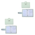 thumbnail image 1 of pitrice Durable PU Card Holder Convenient Wallet For Cards Drivers License And Money Card Bag Fine Stitching Green 2Set, 1 of 6
