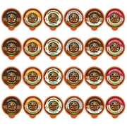 Crazy Cups Decaf Lovers' Flavored Coffee Single Serve Cups For K cups Brewer Variety Pack, 24 Ct