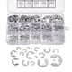 thumbnail image 4 of Eigraketly 400 unids/set E-clip con caja de almacenamiento Clip de apertura a presión Anillo de retención externo Clips de montaje desmontables Herramientas y ferretería, 4 of 6