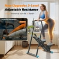 thumbnail image 2 of MERACH Máquina de Ejercicios Stair Stepper, Escalador Ajustable de Resistencia de 3 Niveles, Equipo de Ejercicios de Cardio en Casa Stepper de Cuerpo Completo Plegable Compacto, 2 of 7