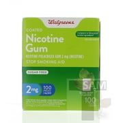 Walgreens Gum 2MG Cool Mint Flavor 100 Pcs Nicotine Polacrilex