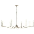 thumbnail image 5 of 52697PN Kichler Lighting Malene - 8 Light Chandelier-25 Inches Tall and 52 Inches Wide-Polished Nickel Finish, 5 of 7