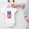 thumbnail image 5 of Puerto Rico Rich Port PR Flag Pride Romper Boys or Girls Infant Baby Brisco Brands NB, 5 of 6