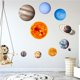 thumbnail image 4 of Adhesivo De Pared Del Sistema Solar De 9 Uds. Adhesivo De Pared Planetario Brillante Adhesivo De Pared Del Sistema Solar Realista Para La Habitación De Los Niños Dormitorio Oficina Monstrate HA019227-00, 4 of 7