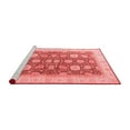 thumbnail image 2 of Ahgly Company Machine Washable Indoor Rectangle Oriental Red Modern Area Rugs, 7' x 9', 2 of 4