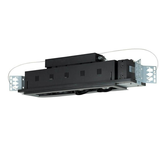 Jesco Lighting MGP20-4SB 4 - Light Double Gimbal Linear Recessed Line Voltage Fixture.