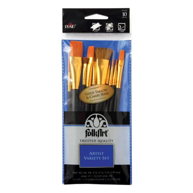 Plaid 50536E FolkArt Paint Brush Set Multiple Sizes Walmart Canada