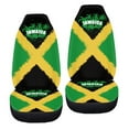 thumbnail image 6 of ZIATUBLE Jamaican Flag Cars Front Seat Protectors Cover Soft Car Seat Covers Sets Universal Fit Cars Sedan SUV Pack of 2 Vehicle Bucket Seat Covers High Back Auto Interior Accessories, 6 of 7
