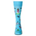 thumbnail image 2 of MeMoi Men's Maine Themed Rayon Blend Novelty Crew Sock - Mens - Male, 10-13, Blue Grotto, 2 of 3