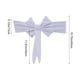 thumbnail image 3 of Lazos elásticos para sillas | Cintas elásticas para sillas, ideales para fiestas, bodas y decoración navideña | Cinta decorativa de poliéster para sillas de comedor y tocador | 40 cm de largo, 3 of 9