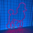 thumbnail image 3 of Handmadetneonsign Poodle Neon Sign, Poodle Dog Wall Art Decor, Pet Spa Grooming Wall Decor, 3 of 4