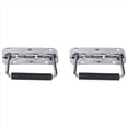 thumbnail image 2 of ckepdyeh 2Pcs 304 Stainless Steel Spring Handle Prop Box Tool Aluminum Box Handle Activity Handle Folding Industrial Handle, 2 of 8