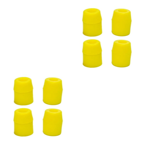 Advancent Paquete de 4 arandelas de buje de PU de repuesto para amortiguador de patineta, Kit profesional, arandelas, accesorio para Longboard Amarillo 2piezas