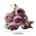 thumbnail image 3 of yulier 2 Packs Peonies Artificial Flowers, Artificial Peonies Bouquets, Silk Peonies Flowers Faux Flowers for Vase Home Office Table Centerpieces Wedding Party Decor, 3 of 8