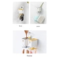 thumbnail image 4 of Organizador de ganchos de cocina, colgador de baño, estante de secado de platos de pared, soporte para tapa, accesorios de cocina, estante de Almacenamiento y organización del hogar gris blanco Yuarrent HA005196-01, 4 of 6
