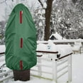 thumbnail image 5 of Hold N' Storage Upright Christmas Tree Storage Bag for Topiary and Holiday Tree up to 7 ft Tall - Green, 5 of 8