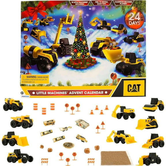 CAT Construction Little Machines Advent Calendar with Vehicles & Insta-Dirt