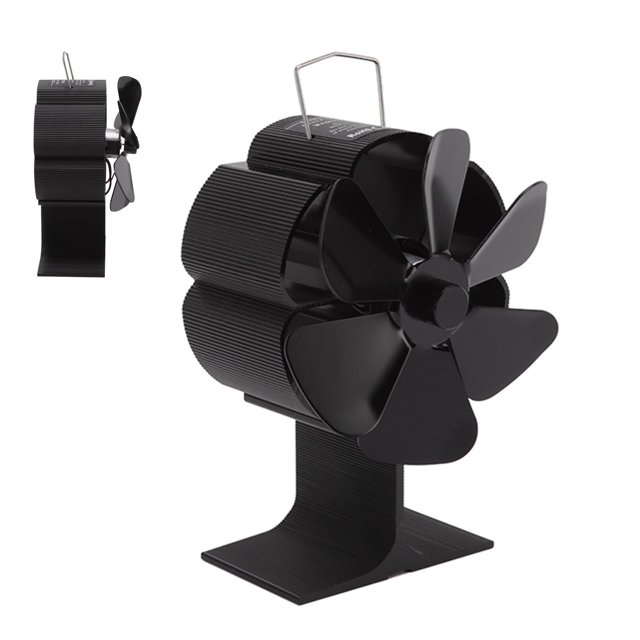 Ventilador de chimenea, ventilador de estufa alimentado por calor Ventilador de estufa de leña Ventilador de estufa alimentado por calor Características líderes en su clase
