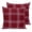 Red, Burgundy, White, variant on Pillow Covers 20x20 Set of 2, Red Checkered Throw Pillow Covers Decorative Couch Cushion Cover, Farmhouse Buffalo Plaid Modern Microfiber Soft Square Pillowcases for Bedroom Living Room Sofa