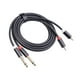 thumbnail image 5 of Cable de audio RCA doble de 1/4 a 6,35 mm, macho a macho, cable convertidor de audio 3M, 5 of 9