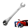 thumbnail image 5 of Ratcheting Wrench, Ratcheting Open End Wrench for Nuts, Double Open end Ratcheting Wrench Plum Bayonet Quick Ratchet Wrench for Tube Hose Oil Pipe Repairment, 5 of 9