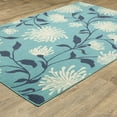 thumbnail image 4 of Oriental Weavers Meridian 9929S - Machine Woven Area Rug - 5'3" x 7'6" - in Blue/ Navy - Casual Style Patio, Deck, Porch, Mud Room Rug, 4 of 9