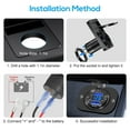 thumbnail image 2 of TAPDRA 78W Multi USB Charger 4 Port Fast Charging QC3.0 Type-C 12V 24V Voltmeter Dust Cover for RV Boat Motorcycle ATV Adapter Car, 2 of 7