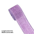 thumbnail image 3 of Arghm Purple Satin Ribbon,4.5m Packing Decoration,Craft Party Supplies,2.5inch Floral Bow Material,Gift Wrapping DIY Accessories, 3 of 6