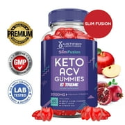 Slim Fusion Keto Extreme ACV Gummies 2000mg Dietary Supplement 60 Gummys