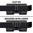 thumbnail image 2 of Cell Phone Belt Holder for iPhone 15 15 Pro 14, 14 Pro 13 Pro, 13 12 Pro, 12, iPhone 11, XR, Premium Holster Case with Belt Clip for Men ID Card Pouch (Fits Otterbox Commuter Case on), 2 of 5