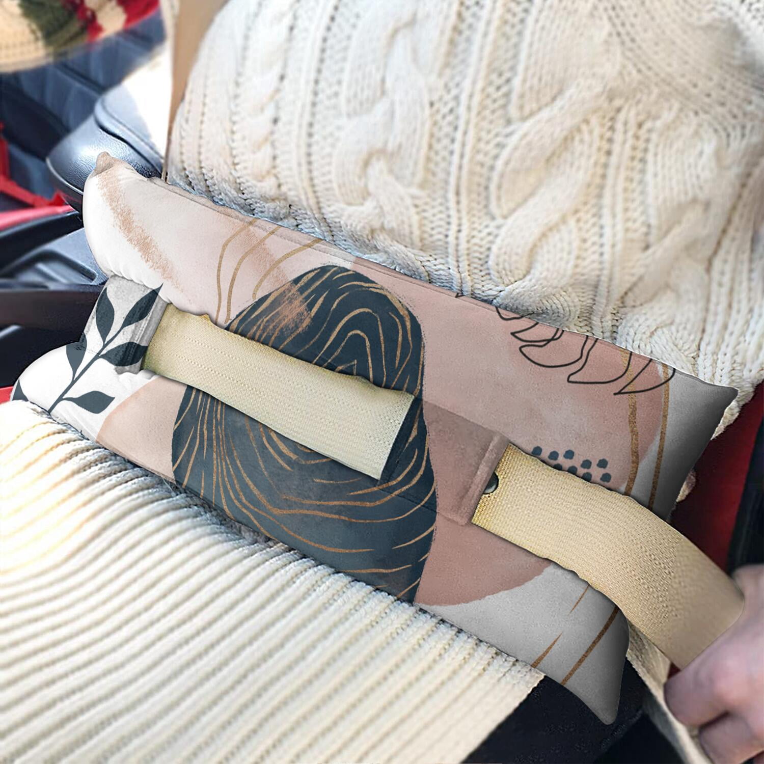 Universal Surgery Seatbelt Pillow Comfort for Mastectomy & Hysterectomy (Symmetrical)