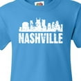 thumbnail image 4 of Inktastic Nashville Skyline Grunge Youth T-Shirt, 4 of 5